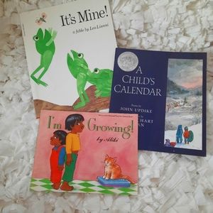 Growing, Social Skills, Seasons & Months Children's Book Bundle 3 Books Used